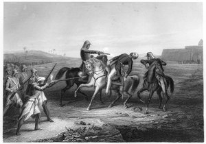 Överste Platt dödad av myteristerna vid Mhow, c1860 av Unbekannt