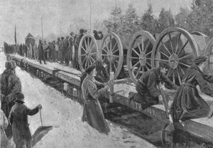 Kolonialtrupper för Sydafrika, 1900: Kanadensiskt artilleri rycktes in i Ottawa, 1901. av Unbekannt