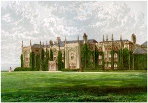 Combermere Abbey, Shropshire, hem för Viscount Combermere, c1880 av Unbekannt