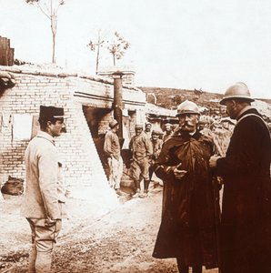Kommandoplats, Champagne, norra Frankrike, c1914-c1918 av Unbekannt