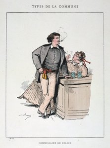 Poliskommissarie, Paris kommun, 1871. av Unbekannt