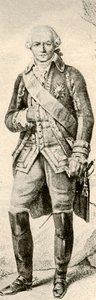 Comte de Rochambeau, visar klänning av en fransk officer, 1791, 1937. av Unbekannt
