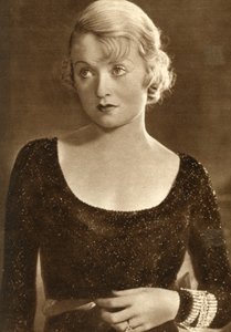 Constance Bennett, amerikansk skådespelerska, 1933 av Unbekannt