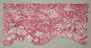 Koppartryckt textil, tidigt 1800-tal. av Unbekannt