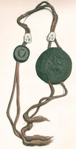 Cord III Roger Bigod, Earl of Norfolk, & Guy de Beauchamp, Earl of Warwick, 1904 av Unbekannt