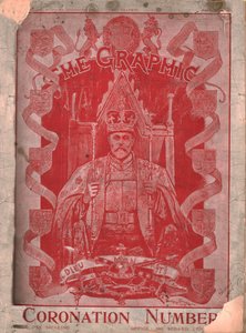 Kröning av kung Edward VII, omslag till The Graphic magazine, 13 augusti 1902. av Unbekannt