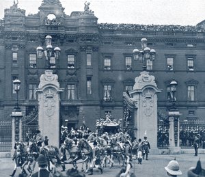 Kröning av kung George V och drottning Mary, London, 1911. av Unbekannt
