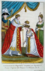Kröning av kejsarinnan Josephine, 2 december 1804, 1800-talet av Unbekannt