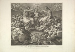 Jungfruns kröning, 1741. av Unbekannt