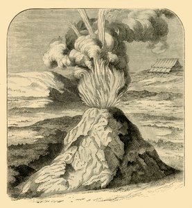 Cotopaxi i utbrottet 1743, 1881. av Unbekannt