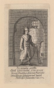 Greve Johann Friedrich Struensee 1737-1772, 1772. av Unbekannt