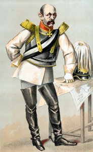 Greve Otto von Bismarck, preussisk-tysk statsman, 1870 av Unbekannt