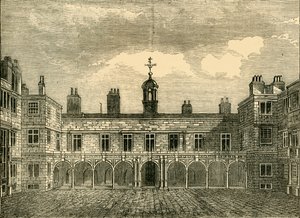 Court of Old Somerset House, från norr, 1881. av Unbekannt