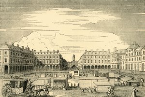 Covent Garden Market, tittar österut, 1881. av Unbekannt
