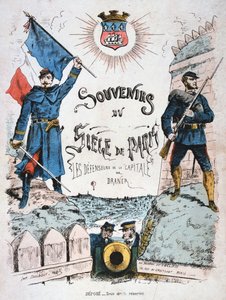 Omslag till minnen av belägringen av Paris, 1870-1871 av Unbekannt