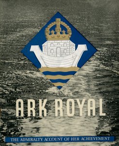 Omslag till broschyr om HMS Ark Royal, 1942. av Unbekannt