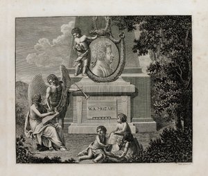 Omslag till den första upplagan av vokalmusiken till operan Così fan tutte av W.A. Mozart, 1794. av Unbekannt