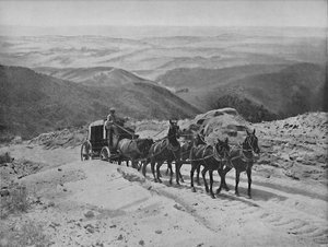 Korsa San Marcos Pass, Kalifornien, c1897. av Unbekannt
