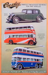 Crossley Motors annons, 1937 av Unbekannt