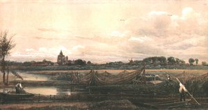 Crowland Abbey, c1833, c1900. av Unbekannt
