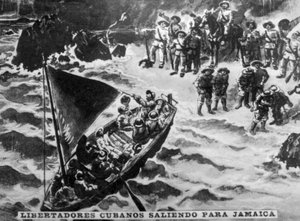 Kubanska libertadorer på väg till Jamaica, 1987, 1920-talet av Unbekannt