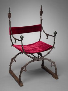 Curule hopfällbar stol, ca. 1450-1500. av Unbekannt