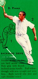 D. Prenn - Backhand Drive, c1935. av Unbekannt