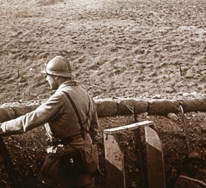 Damloup batteri, Verdun, norra Frankrike, c1914-c1918 av Unbekannt