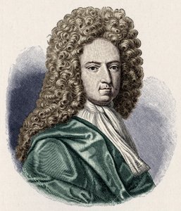 Daniel Defoe - porträtt. Engelsk författare och journalist 1660-1731 av Unbekannt
