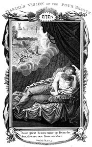 Daniels vision av odjuren, 1804 av Unbekannt