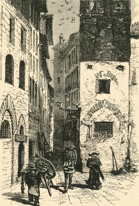 Dantes hus, Florens, 1890. av Unbekannt