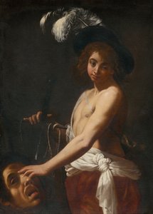 David with the Head of Goliath av Unbekannt