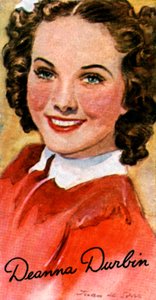Deanna Durbin, 1921-1999, sångerska och skådespelerska i Hollywood-filmer från 1930- och 1940-talen, 1900-talet av Unbekannt