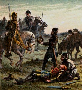 Richard den tredjes död, 1485, c1850 av Unbekannt