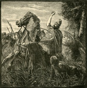 Crassus död, 1890. av Unbekannt