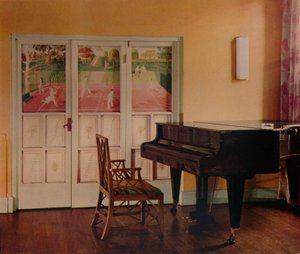 Dekoration av Eric Ravilious i Sir Geoffrey Frys lägenhet, Portman Square, London, 1933 av Unbekannt