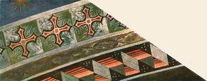 Dekoration i basilikan Saint Francis, Assisi, Italien, 1928. av Unbekannt
