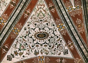 Dekoration i Saint-Martin-kyrkan, Lutry, Vaud, Schweiz, 1928. av Unbekannt