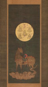 Deer Mandala av Kasuga Shrine, sent 1300-tal. av Unbekannt