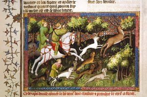 Rådjursjakt, 1400-talet av Unbekannt