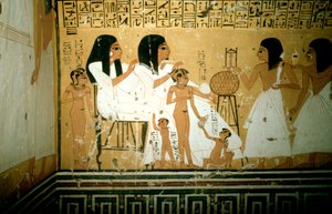 Deir el-Medineh, Luxor, Thebe, Egypten, 1900-talet av Unbekannt