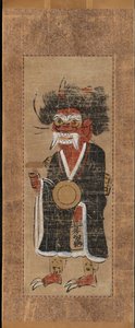 Demonmedlemmar och människor g te slicka f te demons minnesmärke Buddha, 1700-tal. av Unbekannt