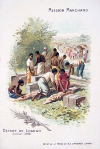 Avresa från Loango, juli 1896 av Unbekannt