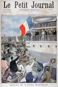 Överste Marchands avgång, Marseille, 1900 av Unbekannt