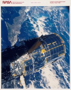 Utplacering av rymdteleskopet Hubble, 1990 av Unbekannt