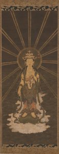 Descent of Eleven-Headed Kannon, mitten av slutet av 1500-talet. av Unbekannt