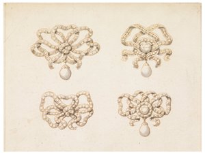 Design för Four Bow Knots av Unbekannt