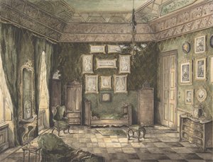 Design för interiör, 1800-talet. av Unbekannt