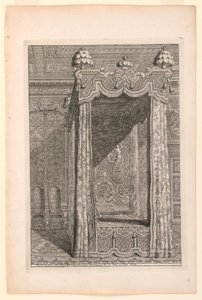 Design för State Bedchamber, i andra Livre d