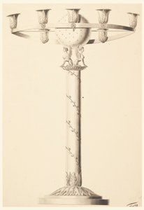 Design för en ljusstake av Unbekannt